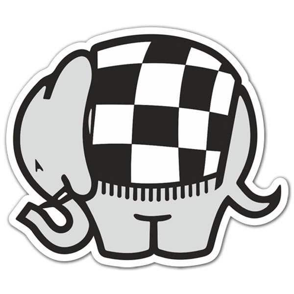 Aufkleber: Cagiva Elefant Racing