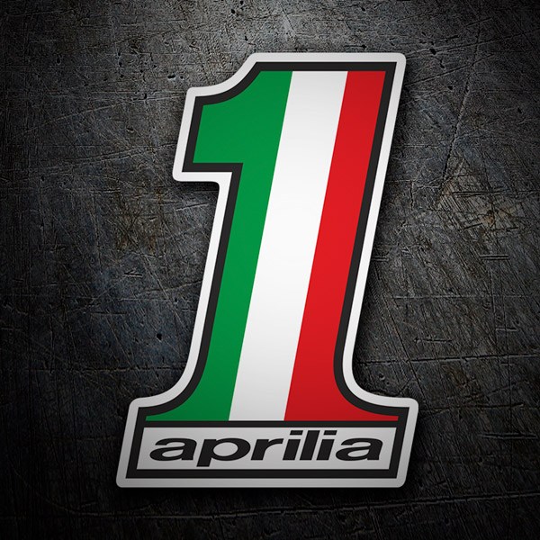 Aufkleber: Aprilia Logo Nummer 1