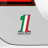 Aufkleber: Aprilia Logo Nummer 1 3