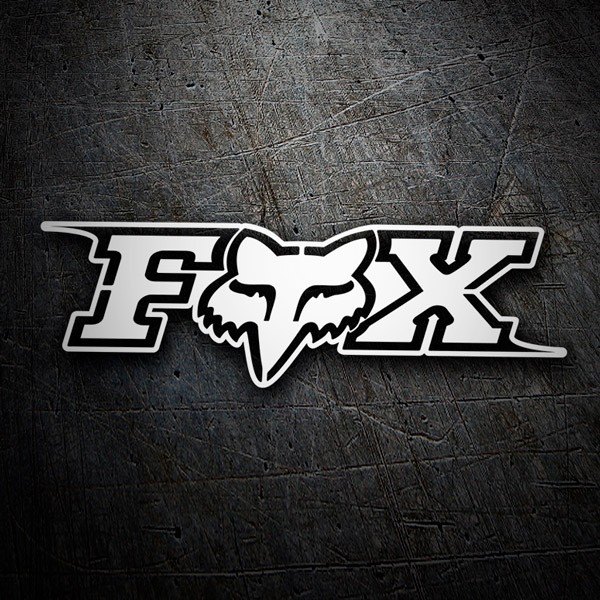 Aufkleber: Fox logo 2