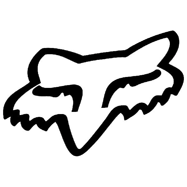 Aufkleber: Fox logo 4