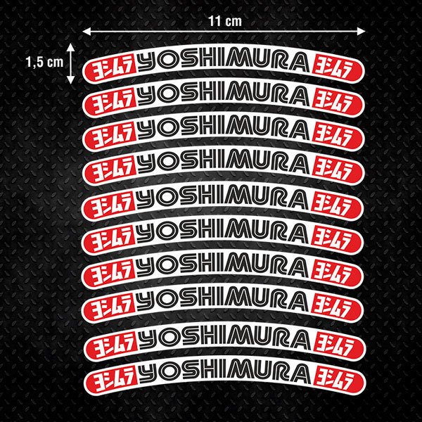 Aufkleber: Yoshimura Felge 10X