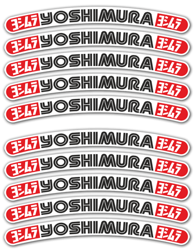 Aufkleber: Yoshimura Felge 10X