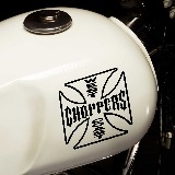 Aufkleber: West Choppers Coast 3 3