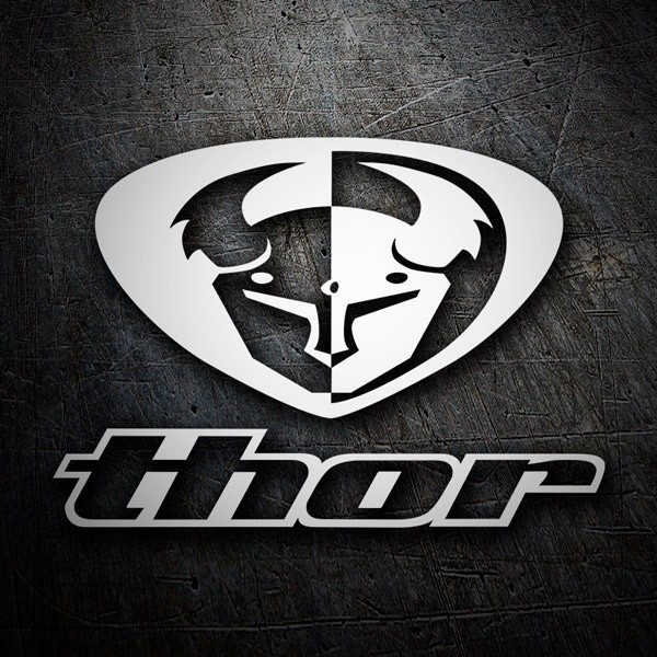 Aufkleber: Thor 1 mit Bison-Logo