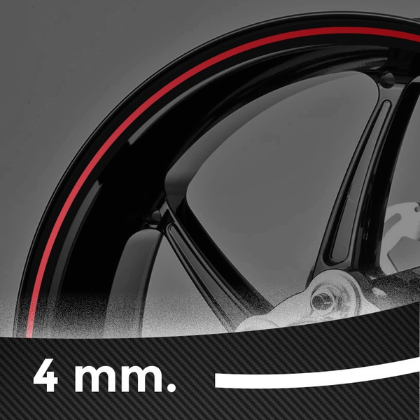 Aufkleber: Generischer Satz für 2 Felgen 4mm.