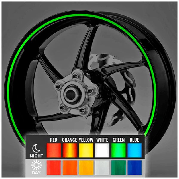 Aufkleber: Neon kit Felgenrandaufkleber 6 mm.