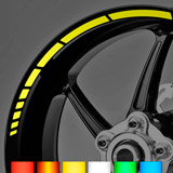 Aufkleber: Moto GP Style 10 mm. reflektierende Randstreifen 3