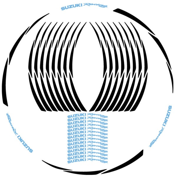 Aufkleber: Bandenset MotoGP Suzuki Racing