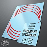 Aufkleber: MotoGP Yamaha MT 07 kit Felgenrandaufkleber 2