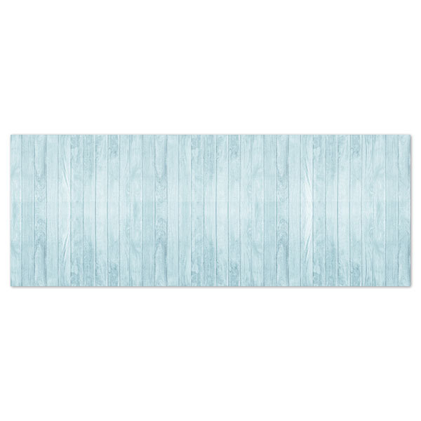 Wandtattoos: Hellblauer Bodenbelag