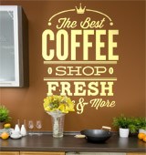 Wandtattoos: The Best Coffee Shop Fresh 2