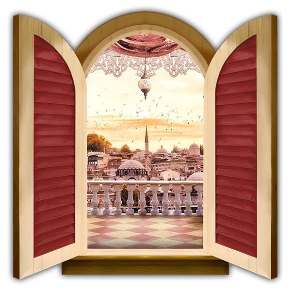 Wandtattoos: Fenster Istanbul