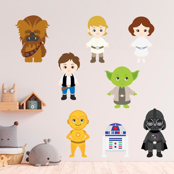 Kinderzimmer Wandtattoo: Star Wars-Kit