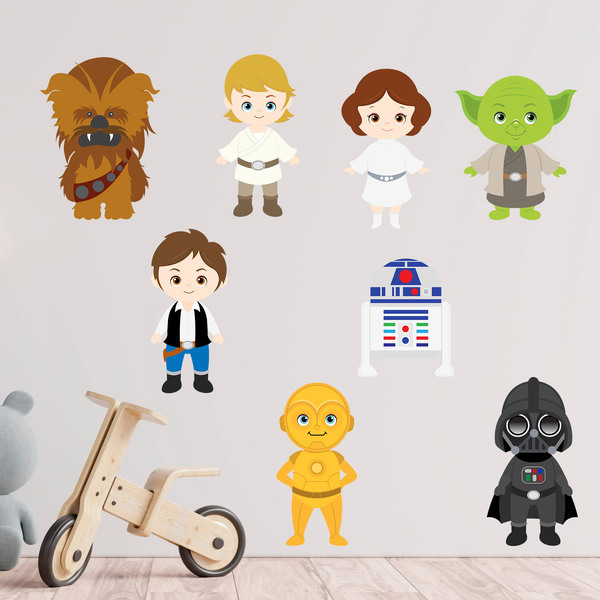 Kinderzimmer Wandtattoo: Star Wars-Kit