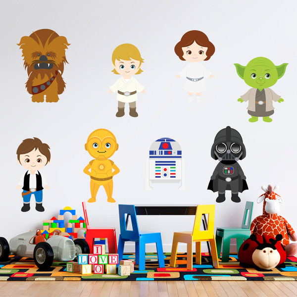 Kinderzimmer Wandtattoo: Star Wars-Kit