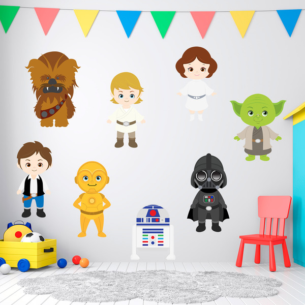 Kinderzimmer Wandtattoo: Star Wars-Kit