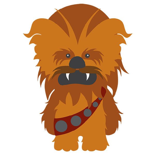 Kinderzimmer Wandtattoo: Chewbacca