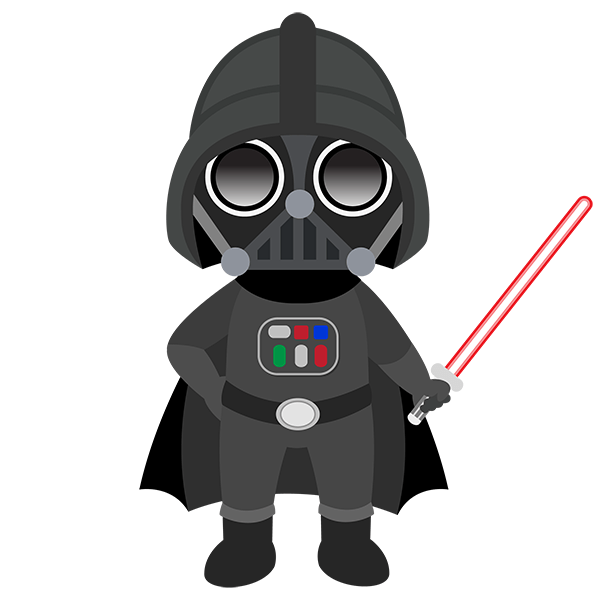 Kinderzimmer Wandtattoo: Darth Vader