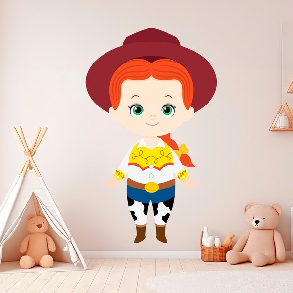 Kinderzimmer Wandtattoo: Das Cowgirl Jessie, Toy Story