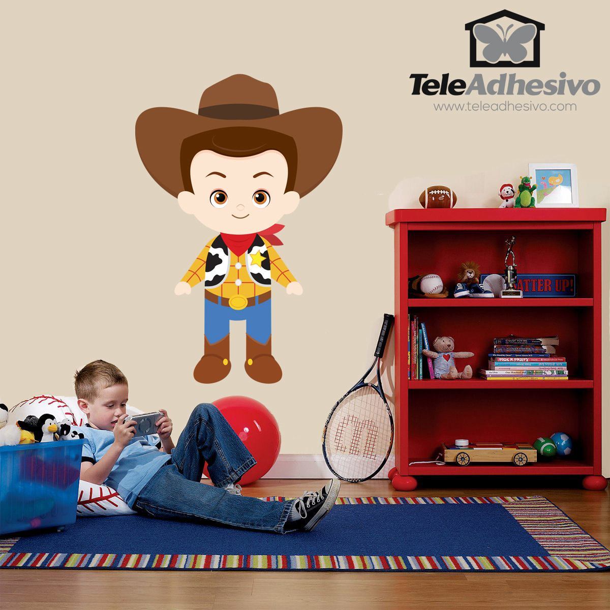 Kinderzimmer Wandtattoo: Sheriff Woody, Toy Story