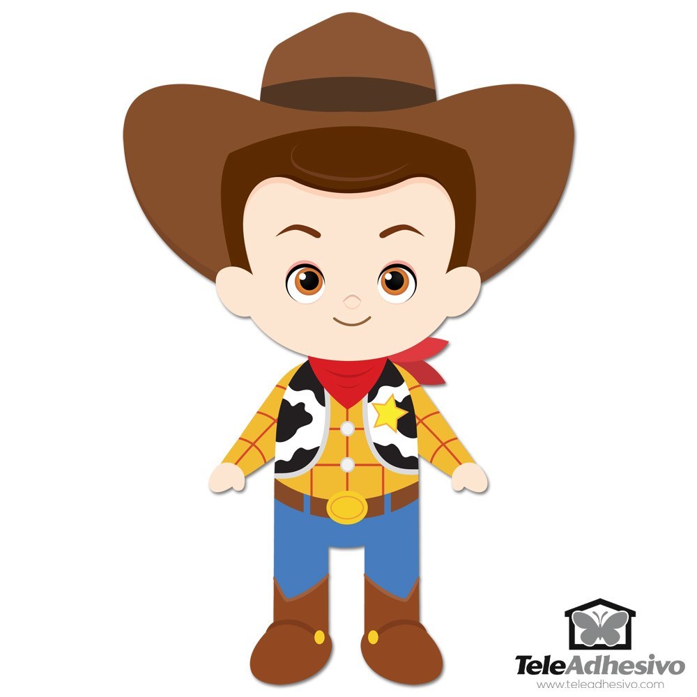 Kinderzimmer Wandtattoo: Sheriff Woody, Toy Story