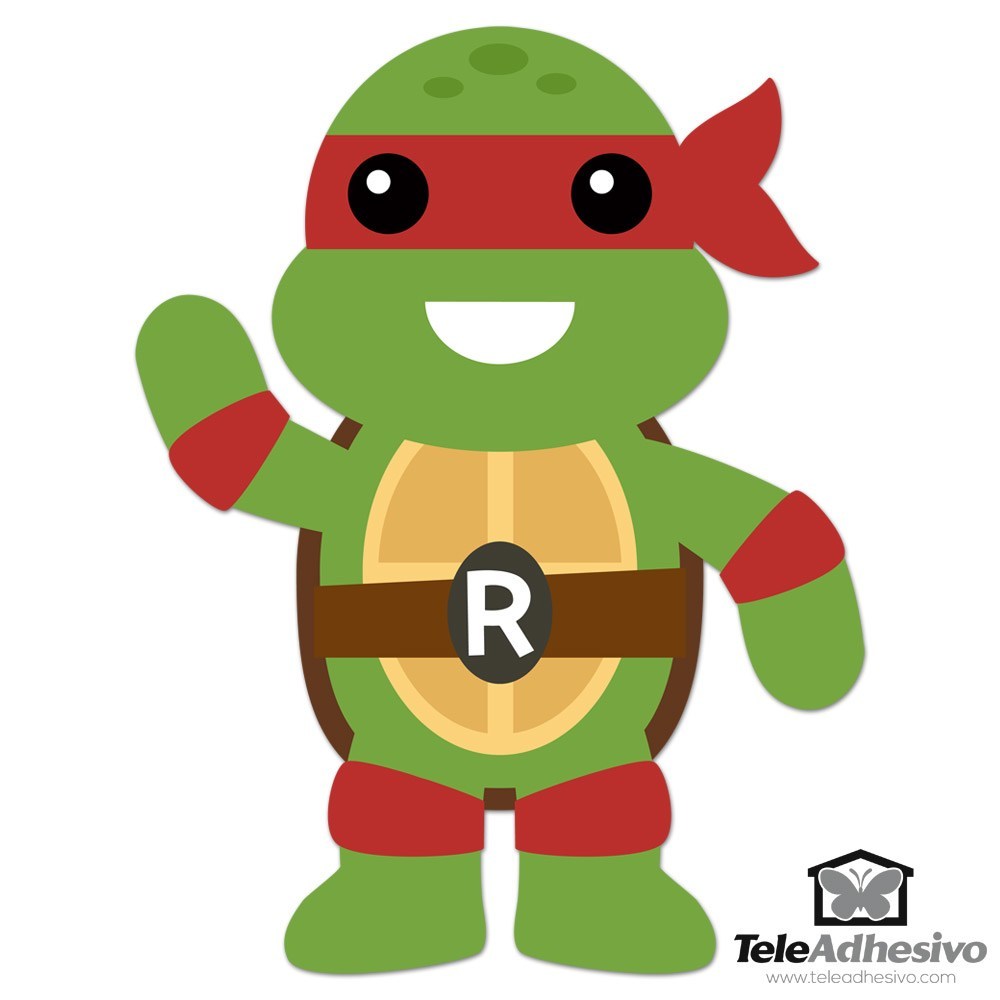 Kinderzimmer Wandtattoo: Rafhael Ninja Schildkröte