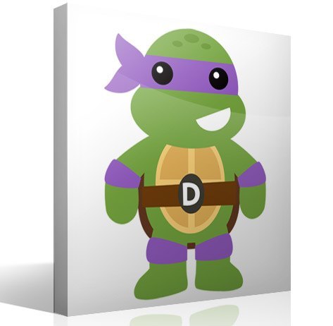 Kinderzimmer Wandtattoo: Donatello Ninja Schildkröte