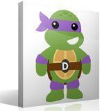 Kinderzimmer Wandtattoo: Donatello Ninja Schildkröte 4