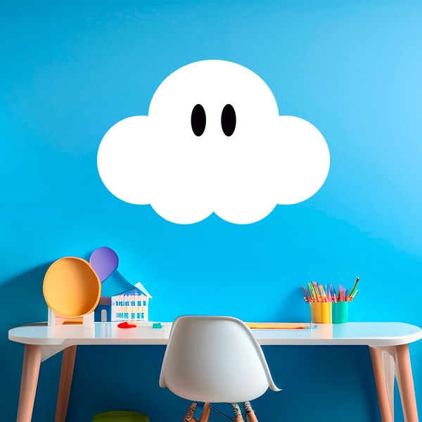 Kinderzimmer Wandtattoo: Super Mario Wolke