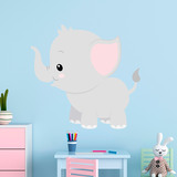 Kinderzimmer Wandtattoo: Fröhlicher Elefant 3