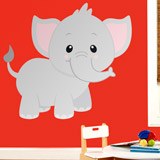 Kinderzimmer Wandtattoo: Glücklicher Elefant 3