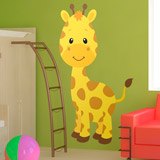 Kinderzimmer Wandtattoo: Giraffe glücklich 3