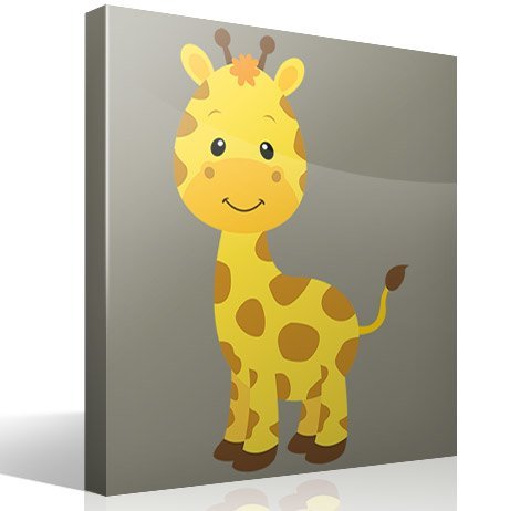 Kinderzimmer Wandtattoo: Giraffe glücklich