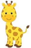 Kinderzimmer Wandtattoo: Giraffe glücklich 5