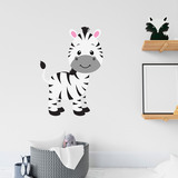 Kinderzimmer Wandtattoo: Zebra kind 3