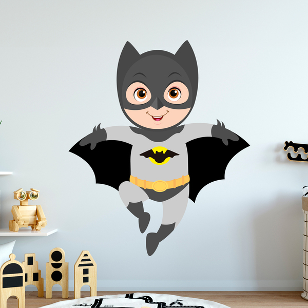 Kinderzimmer Wandtattoo: Batman fliegt