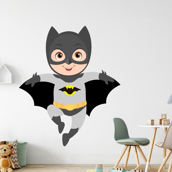 Kinderzimmer Wandtattoo: Batman fliegt