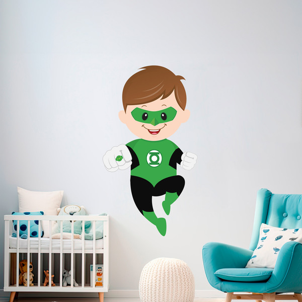 Kinderzimmer Wandtattoo: Green Lantern