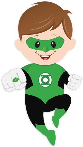 Kinderzimmer Wandtattoo: Green Lantern 0