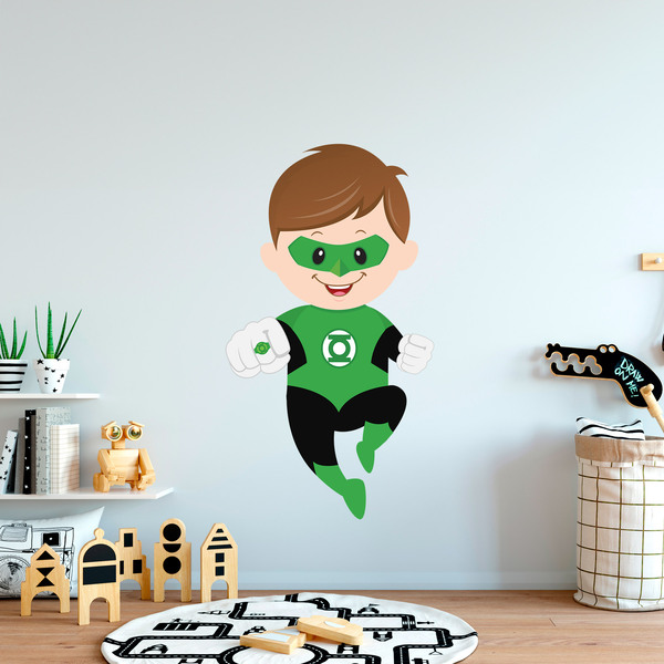 Kinderzimmer Wandtattoo: Green Lantern