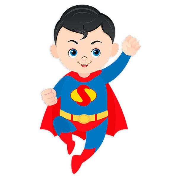 Kinderzimmer Wandtattoo: Superman fliegt