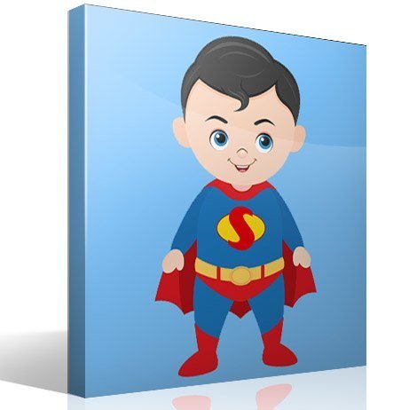 Kinderzimmer Wandtattoo: Superman Baby