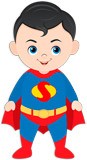 Kinderzimmer Wandtattoo: Superman Baby 5