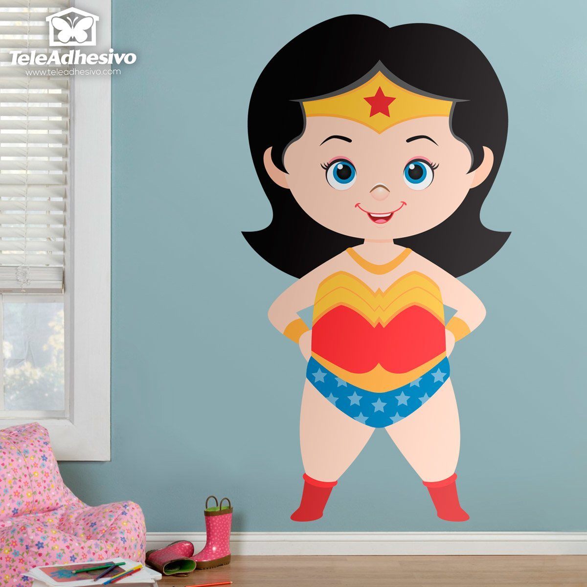 Kinderzimmer Wandtattoo: Wonder Woman