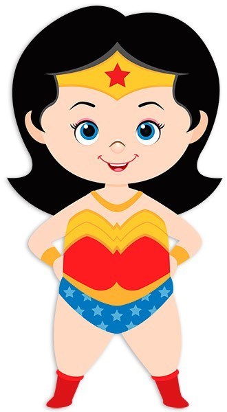 Kinderzimmer Wandtattoo: Wonder Woman