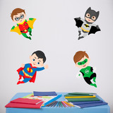 Kinderzimmer Wandtattoo: Kit Superhelden fliegen 3