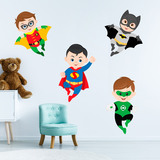 Kinderzimmer Wandtattoo: Kit Superhelden fliegen 4