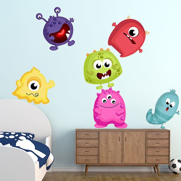 Kinderzimmer Wandtattoo: Monsterkit
