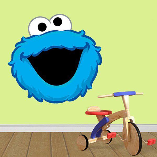 Kinderzimmer Wandtattoo: Monster-Cookies-lachen